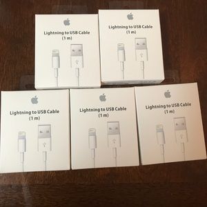 5 apple usb cords